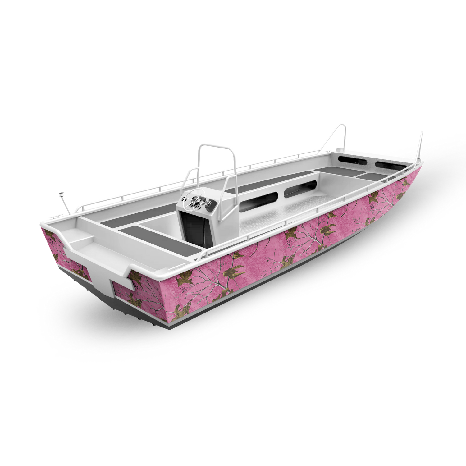 Realtree XTRA Colors Pink Fishing Boat Vinyl Wrap