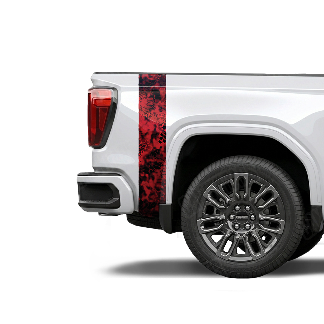 Kryptek Diablo Contour-Cut Decal Rear Quarter Panel