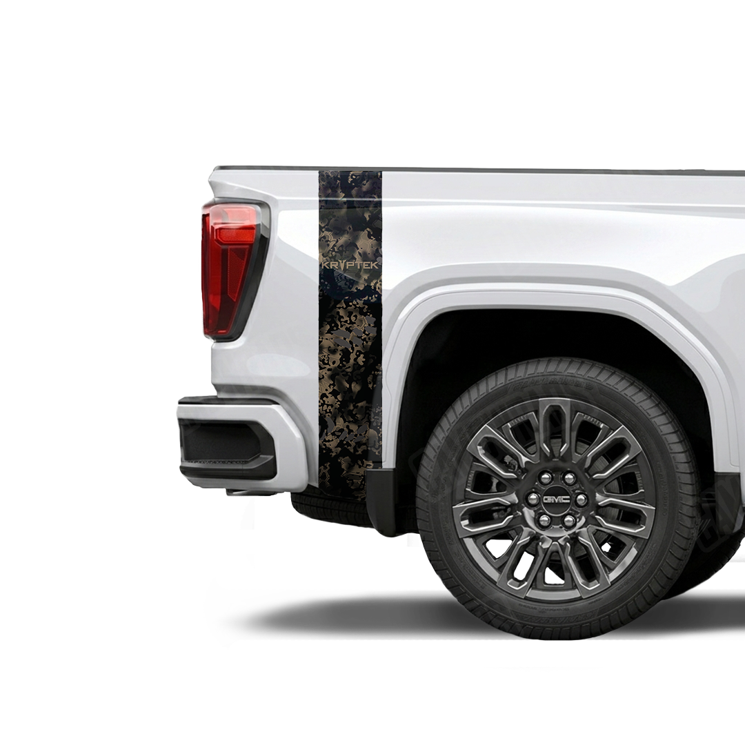 Kryptek Obskura Nox Contour-Cut Decal Rear Quarter Panel