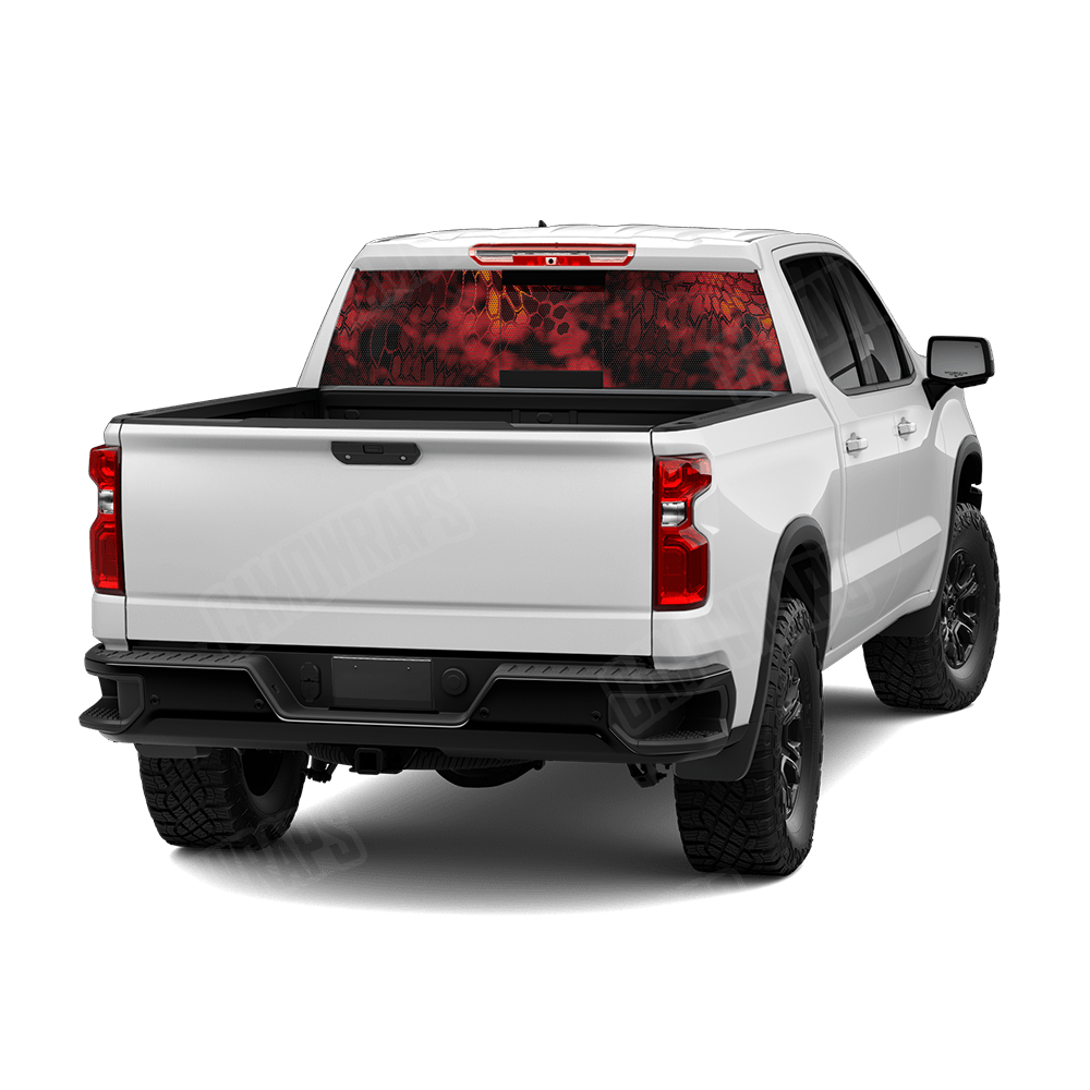 Kryptek Lava Camo Rear Window Graphic