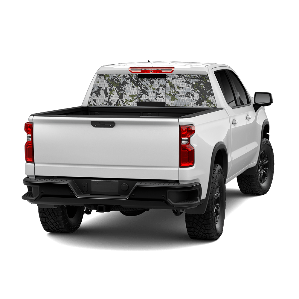 RELV X1 Timber Wolf Camo Rear Window Graphic