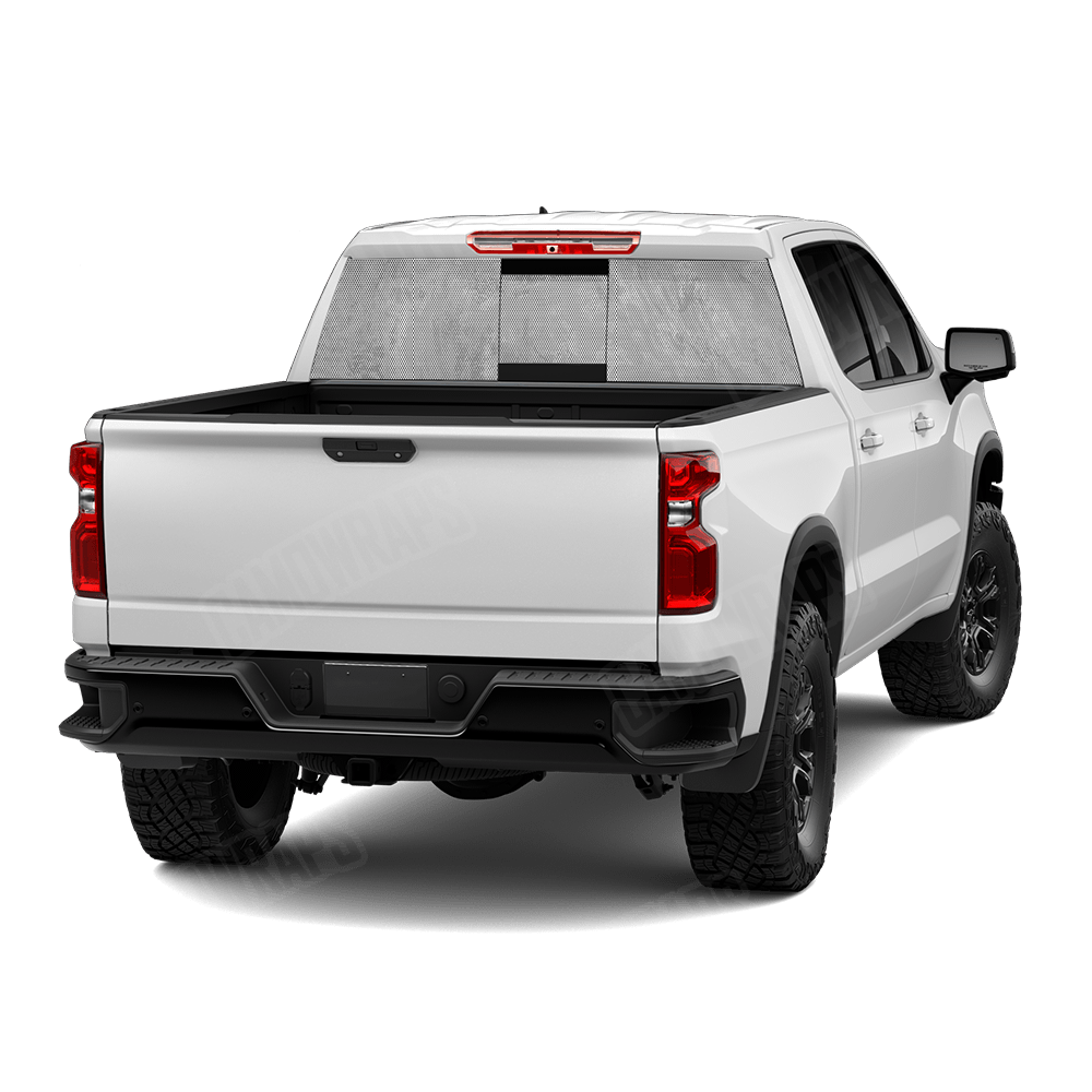 Realtree Aspect White Out Rear Window Graphic