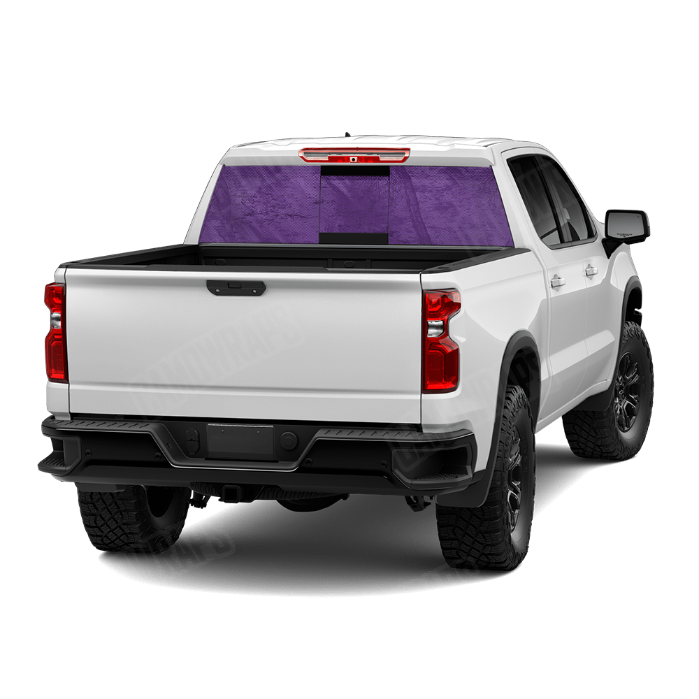 Realtree Fishing Purple Rear Window Graphic