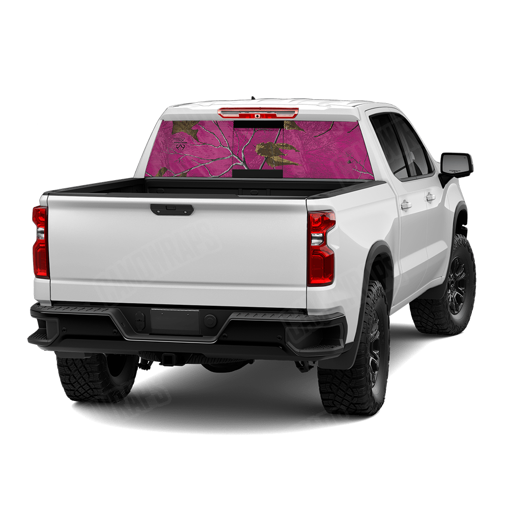 Realtree XTRA Colors Magenta Rear Window Graphic