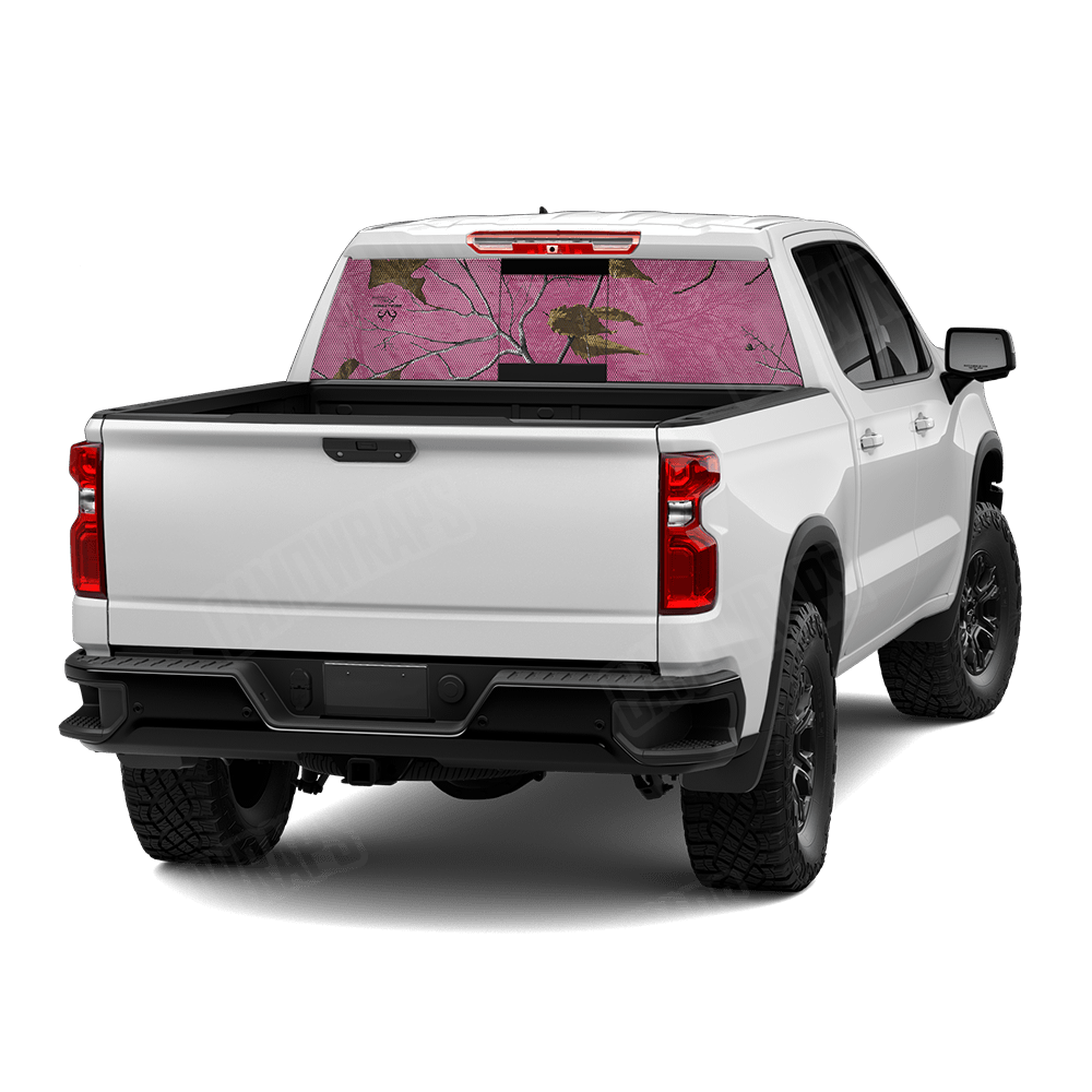 Realtree XTRA Colors Pink Rear Window Graphic