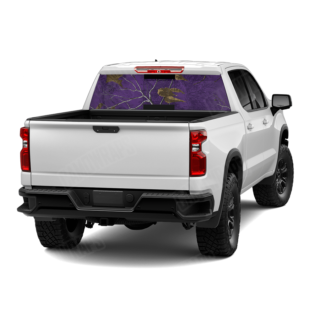 Realtree XTRA Colors Purple Rear Window Graphic