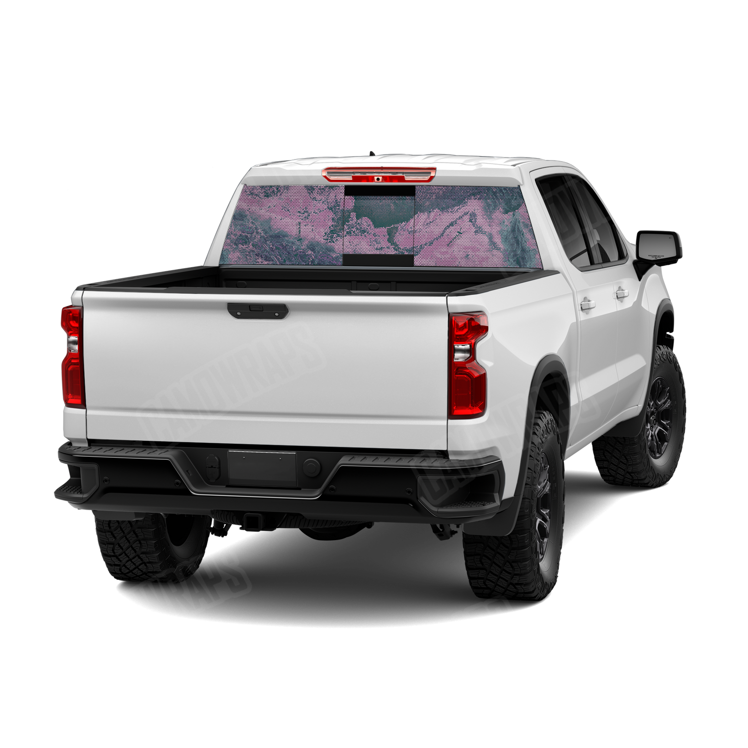 Realtree XTREME Lavender Haze Camo Rear Window Graphic