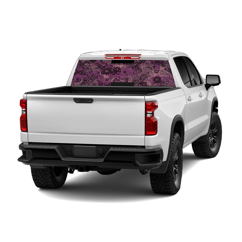 Toadaflage Grape Jelly Camo Rear Window Graphic