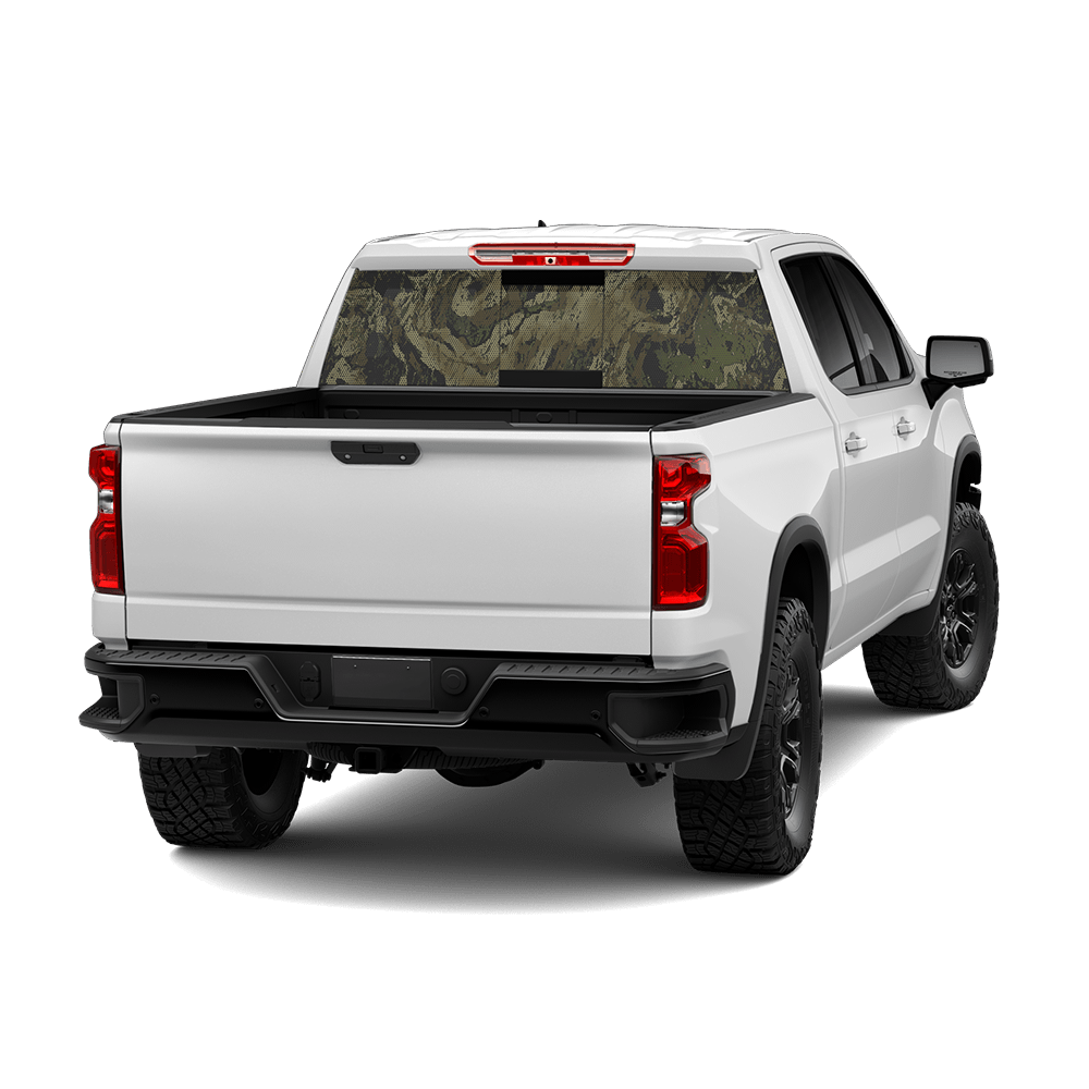 Veil Rumba Jungle Camo Rear Window Graphic