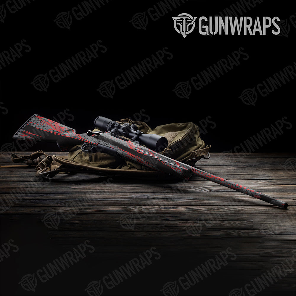 Dragonbreath Red Rifle Gun Skin Vinyl Wraps