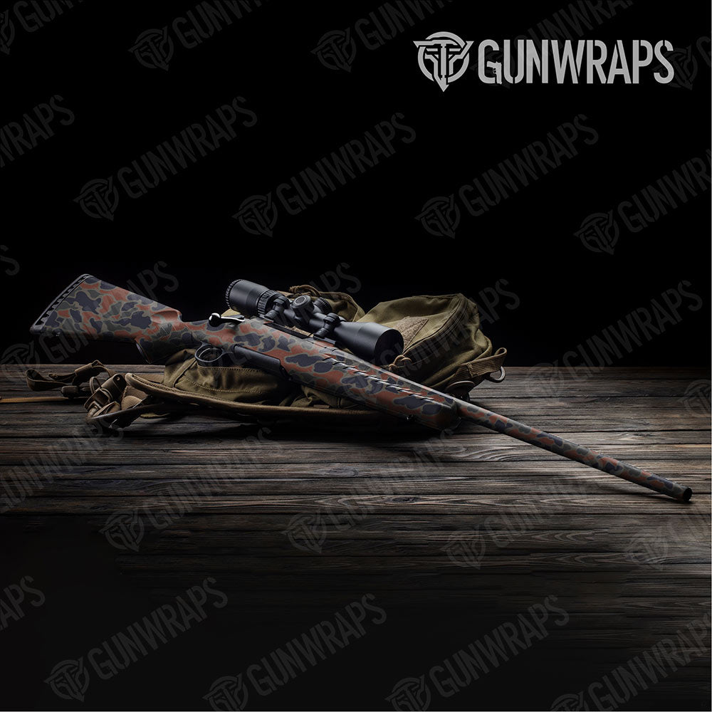 Old School Duck Blue Copper Rifle Gun Skin Vinyl Wraps