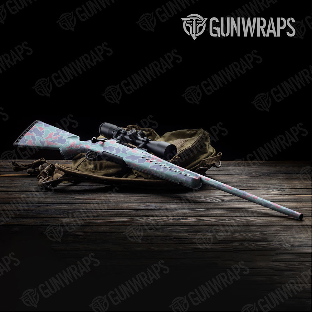 Old School Duck Cotton Candy Rifle Gun Skin Vinyl Wraps