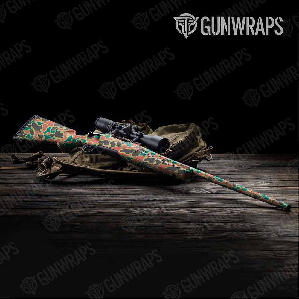 Old School Duck Fiesta Rifle Gun Skin Vinyl Wraps