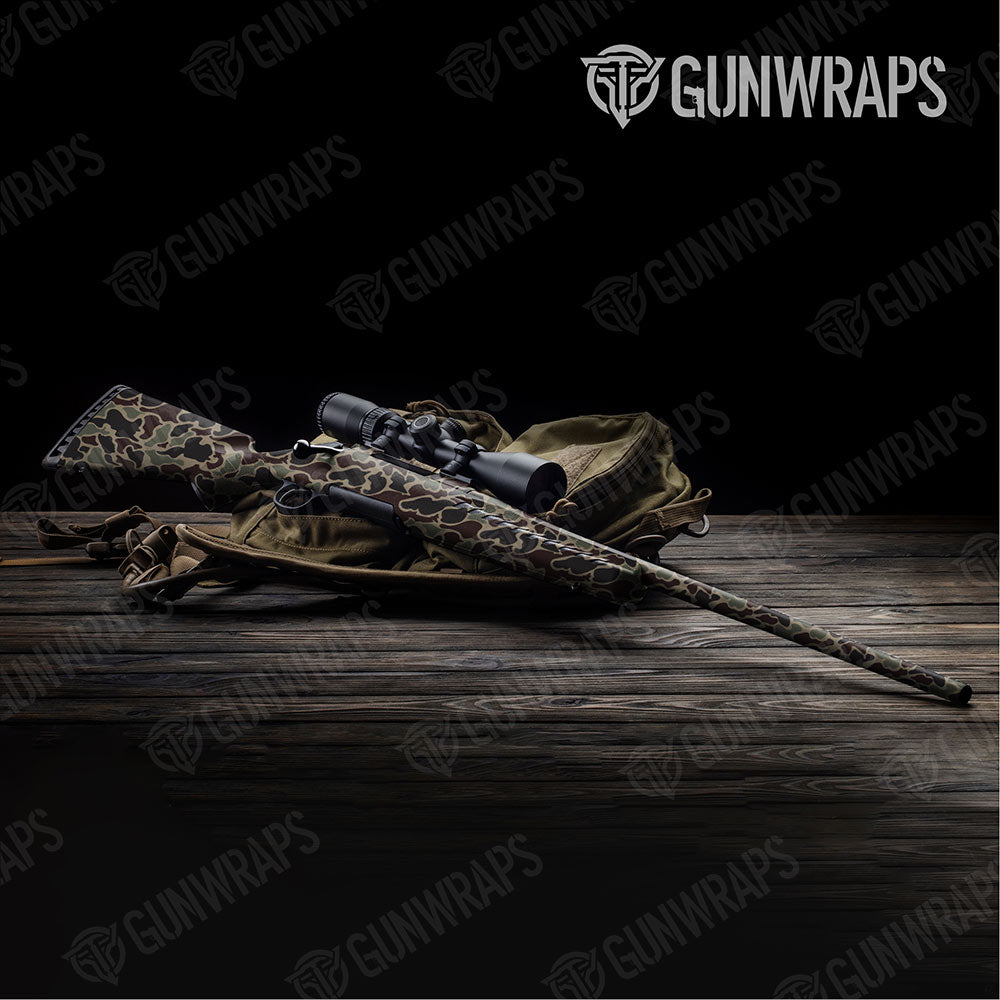 Old School Duck Militant Blood Rifle Gun Skin Vinyl Wraps