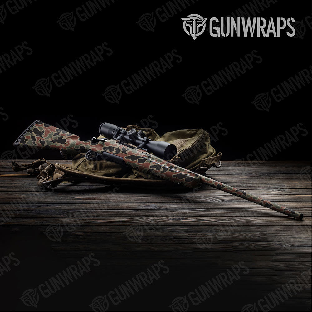 Old School Duck Militant Copper Rifle Gun Skin Vinyl Wraps