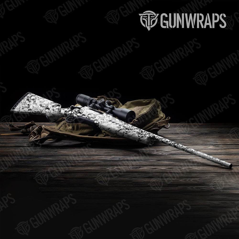 Skull X Ray Rifle Gun Skin Vinyl Wraps