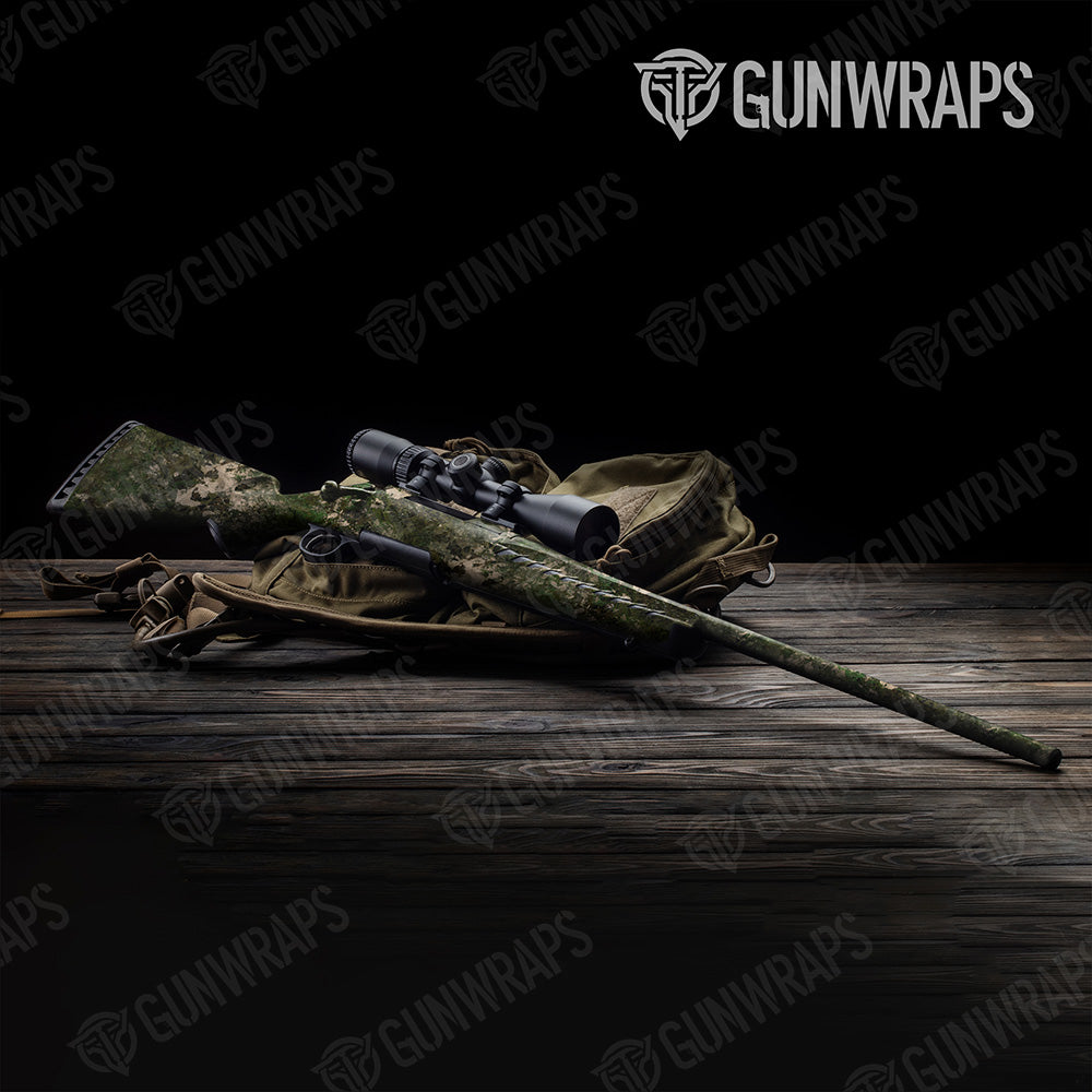 Rifle Substrate Shift Camo Gun Skin Vinyl Wrap