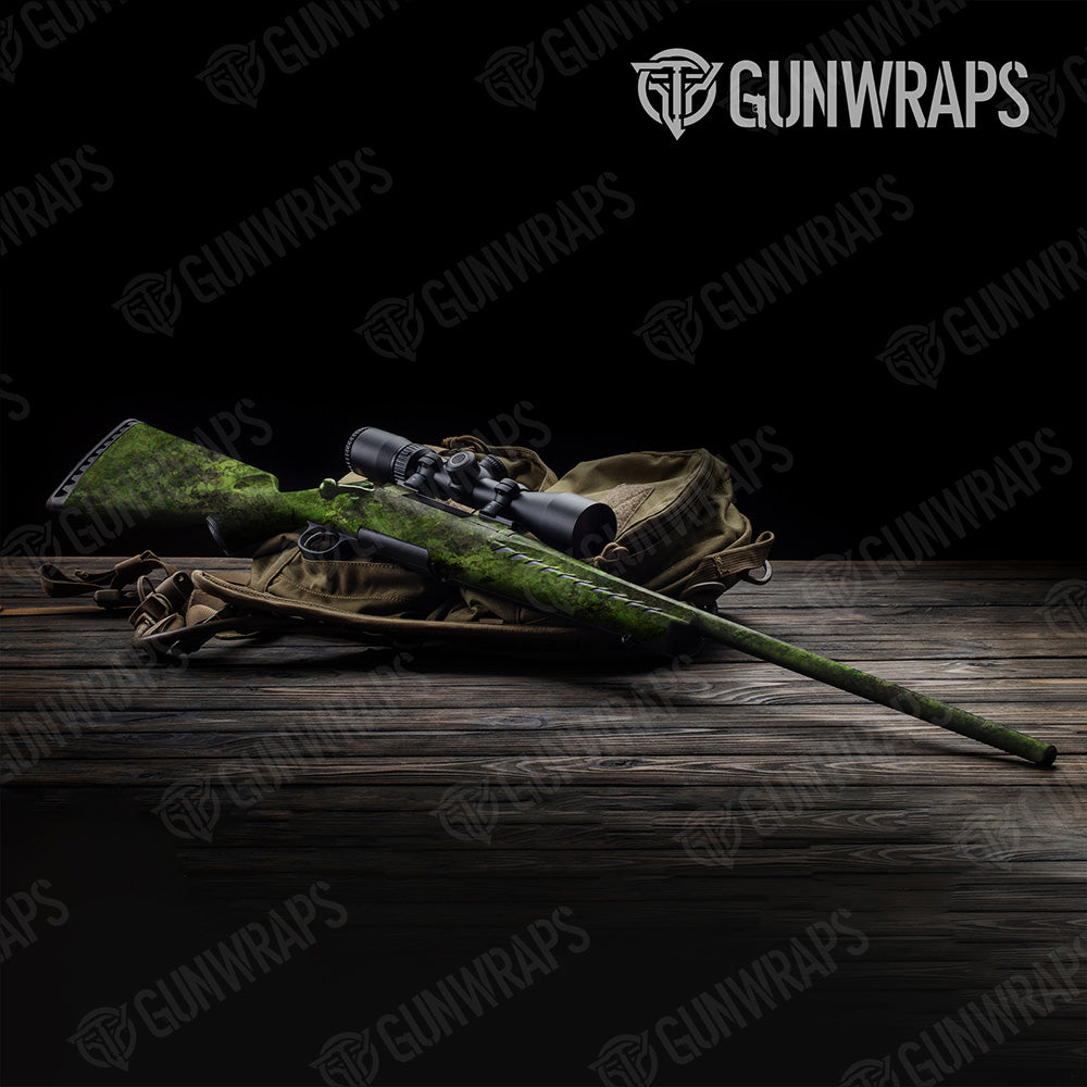 Rifle Substrate Subtropic Camo Gun Skin Vinyl Wrap