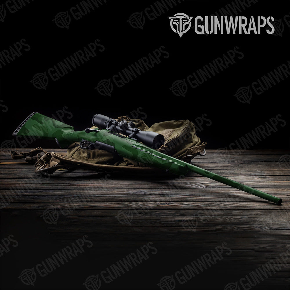 Rifle Classic XL Elite Green Camo Gun Skin Vinyl Wrap