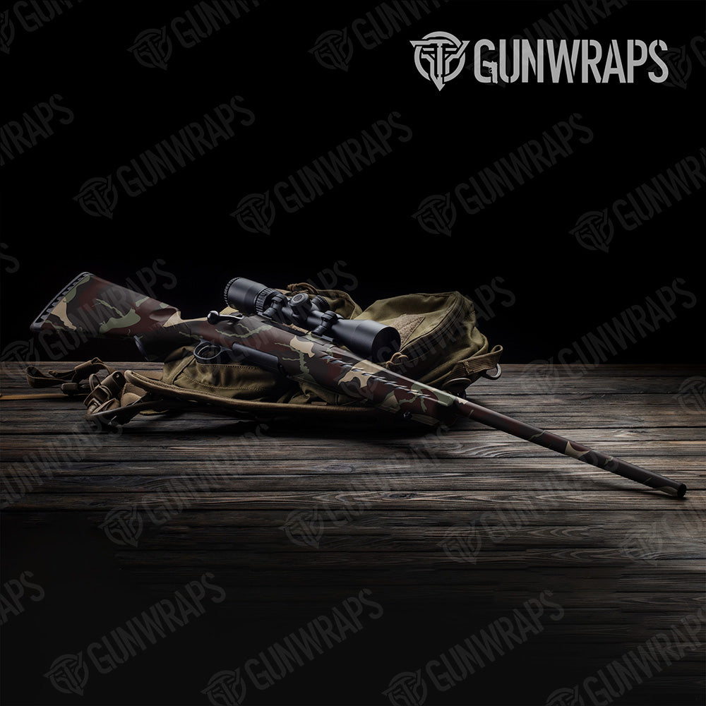 Rifle Ragged XL Militant Blood Camo Gun Skin Vinyl Wrap