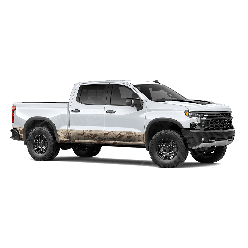 Erratic Desert Rocker Panel Camo Vinyl Wrap