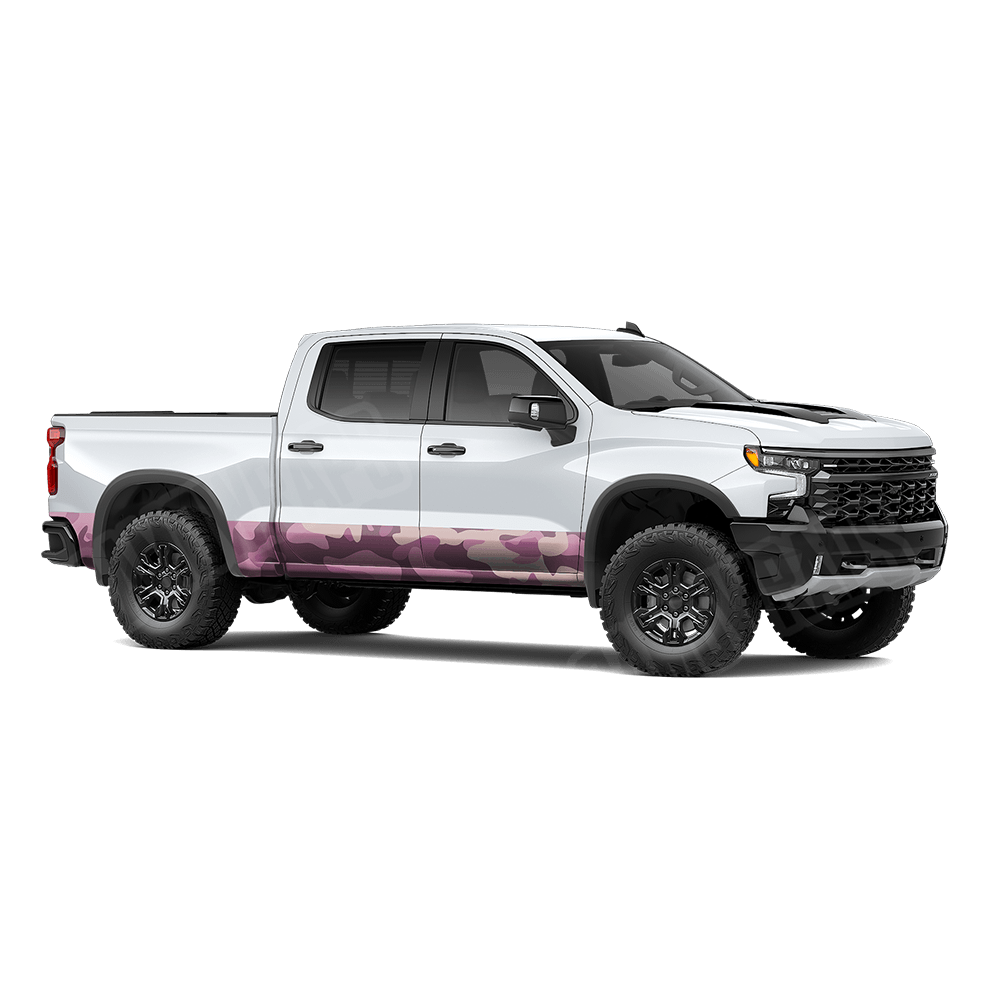 Jumbo Classic Floral Rocker Panel Camo Vinyl Wrap