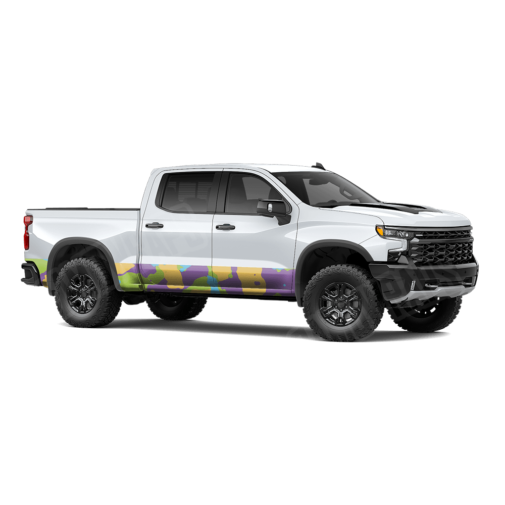Jumbo Cumulus Carnival Rocker Panel Camo Vinyl Wrap