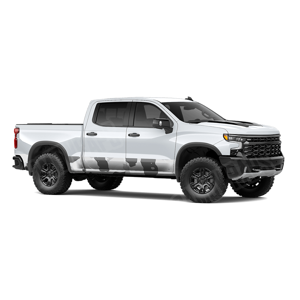 Jumbo Cumulus Snow Rocker Panel Camo Vinyl Wrap
