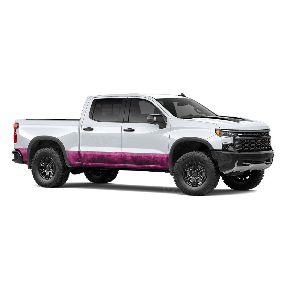 Kryptek Magenta Rocker Panel Vinyl Wrap