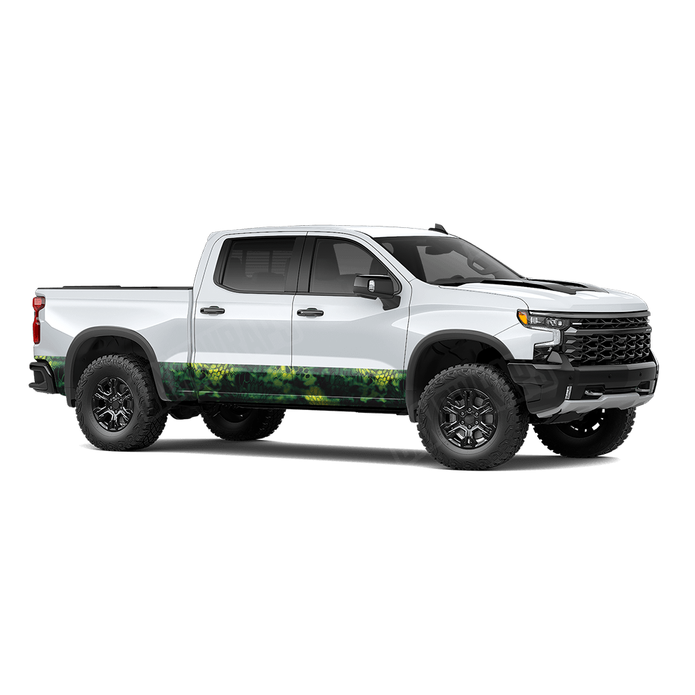 Kryptek Toxic Waste Rocker Panel Vinyl Wrap