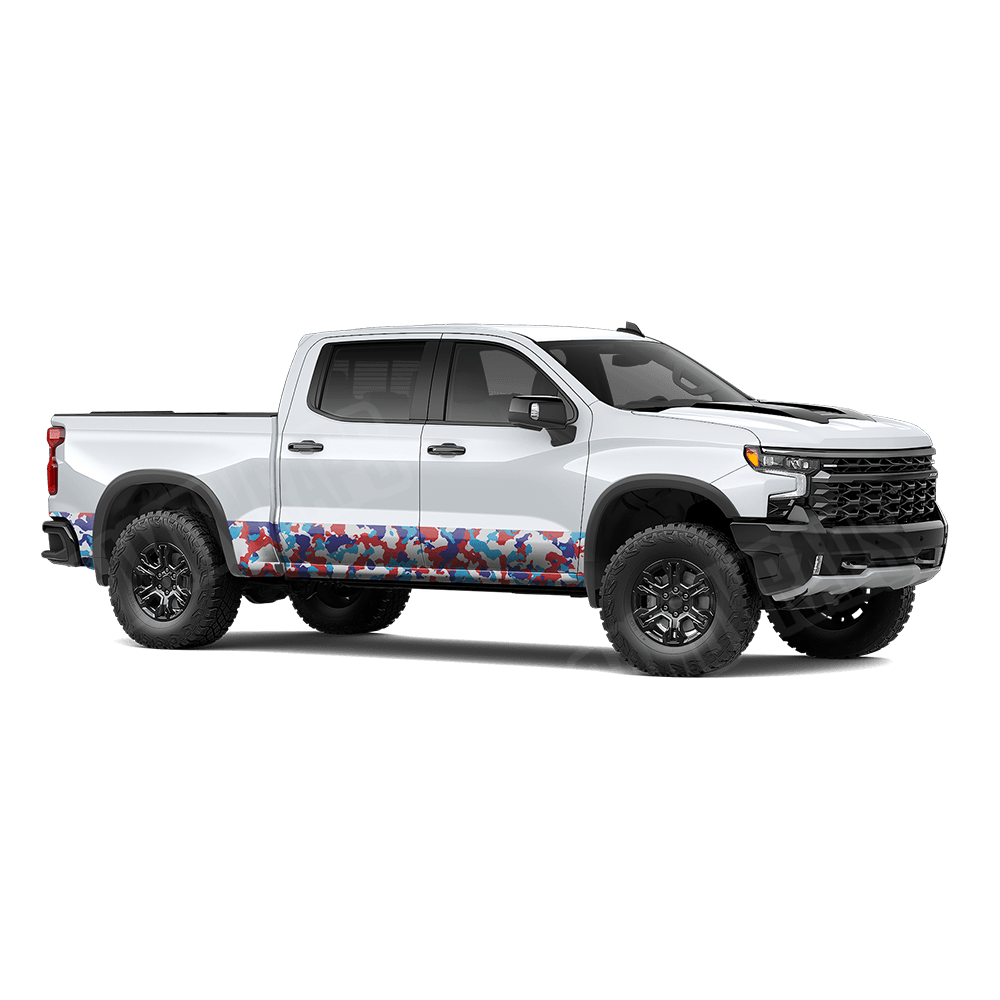 Large Cumulus M Series Rocker Panel Camo Vinyl Wrap