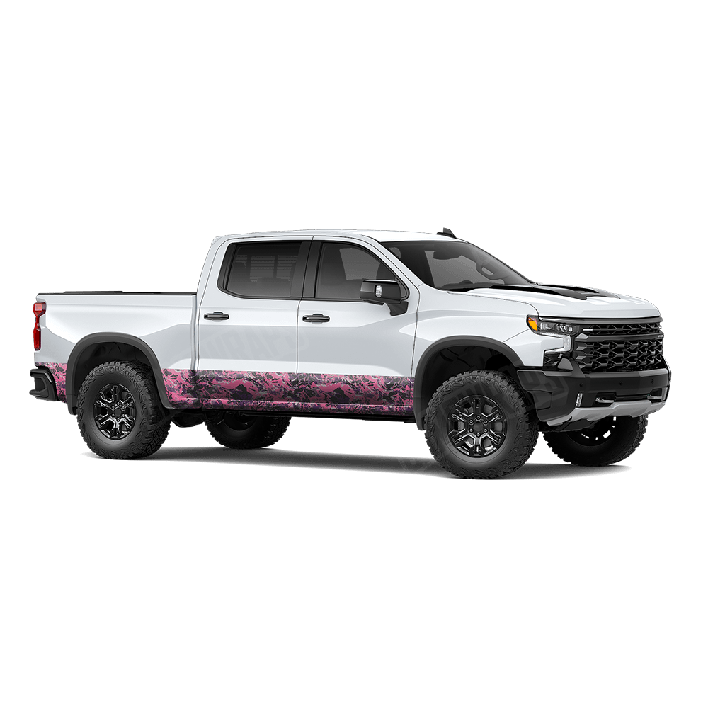 Muddy Girl Flat Rocker Panel Vinyl Wrap
