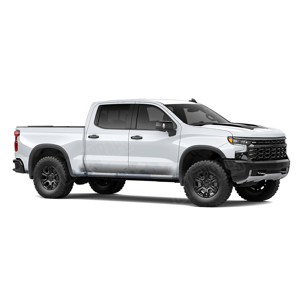 Nemesis Snow Tundra Rocker Panel Vinyl Wrap