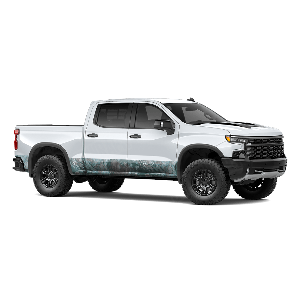 Realtree Aspect Glacier Rocker Panel Camo Vinyl Wrap