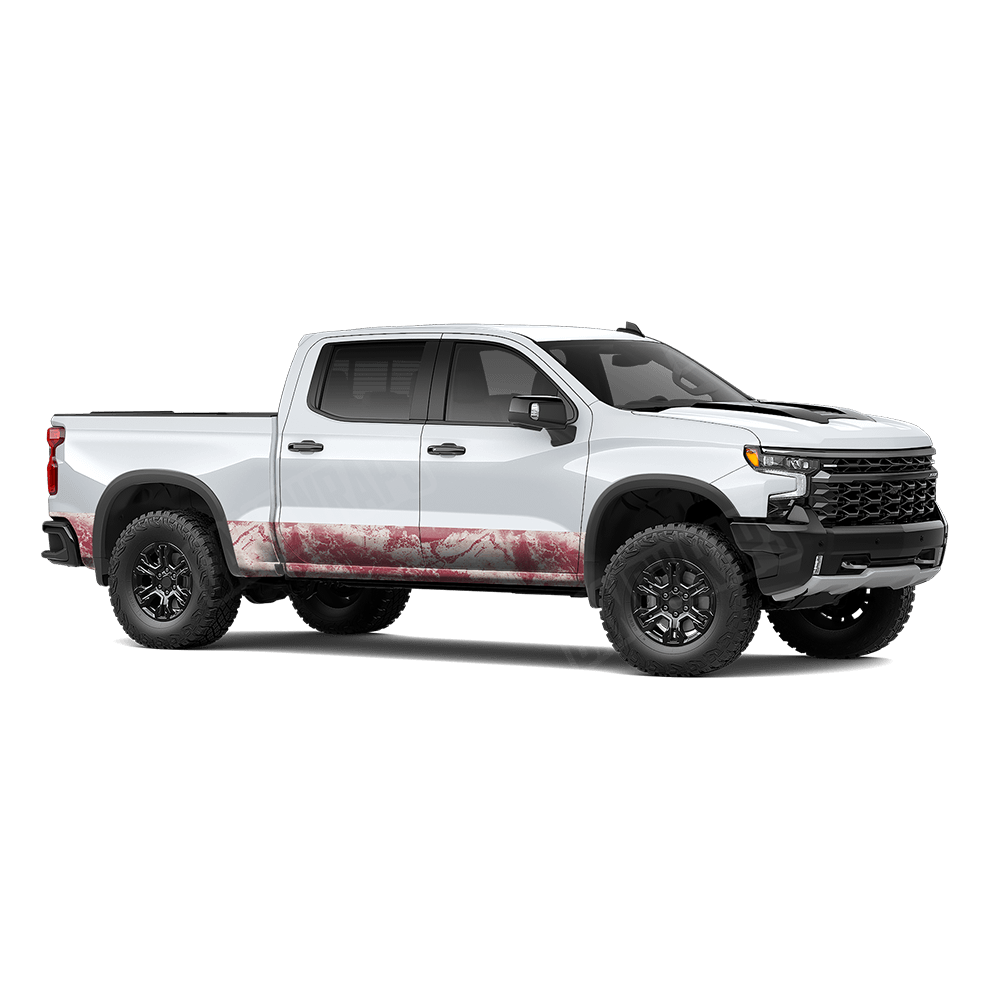Realtree XTREME Viva Magenta Rocker Panel Vinyl Wrap