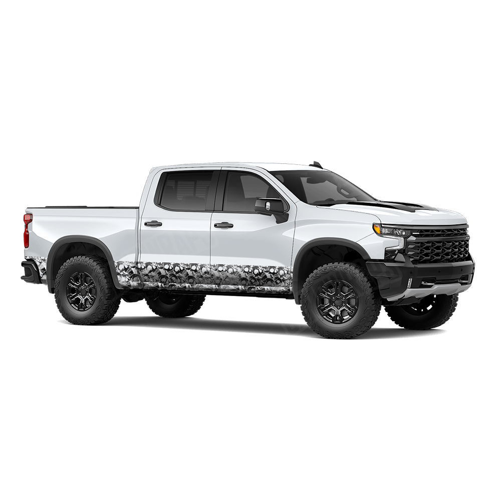 Skull X Ray Rocker Panel Wraps