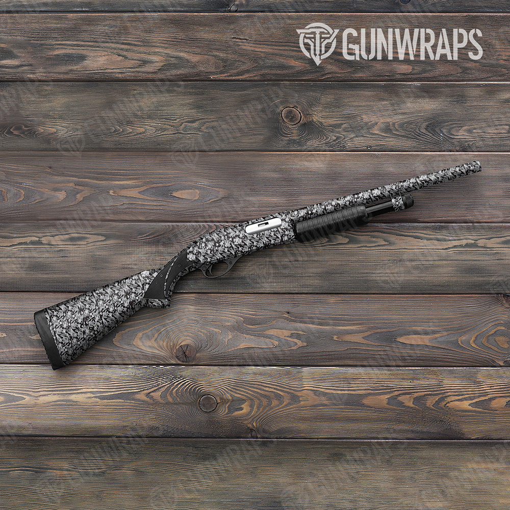 Shotgun Classic Urban Night Camo Gun Skin Vinyl Wrap