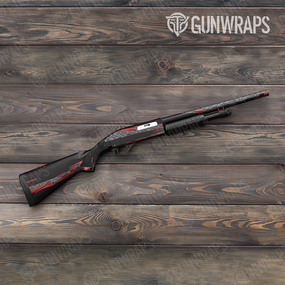 Dragonbreath Red Shotgun Gun Skin Vinyl Wraps