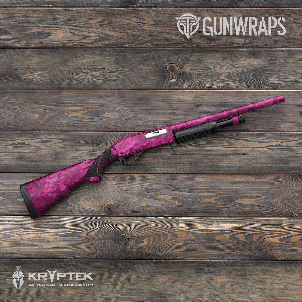 Shotgun Kryptek Magenta Camo Gun Skin Vinyl Wrap