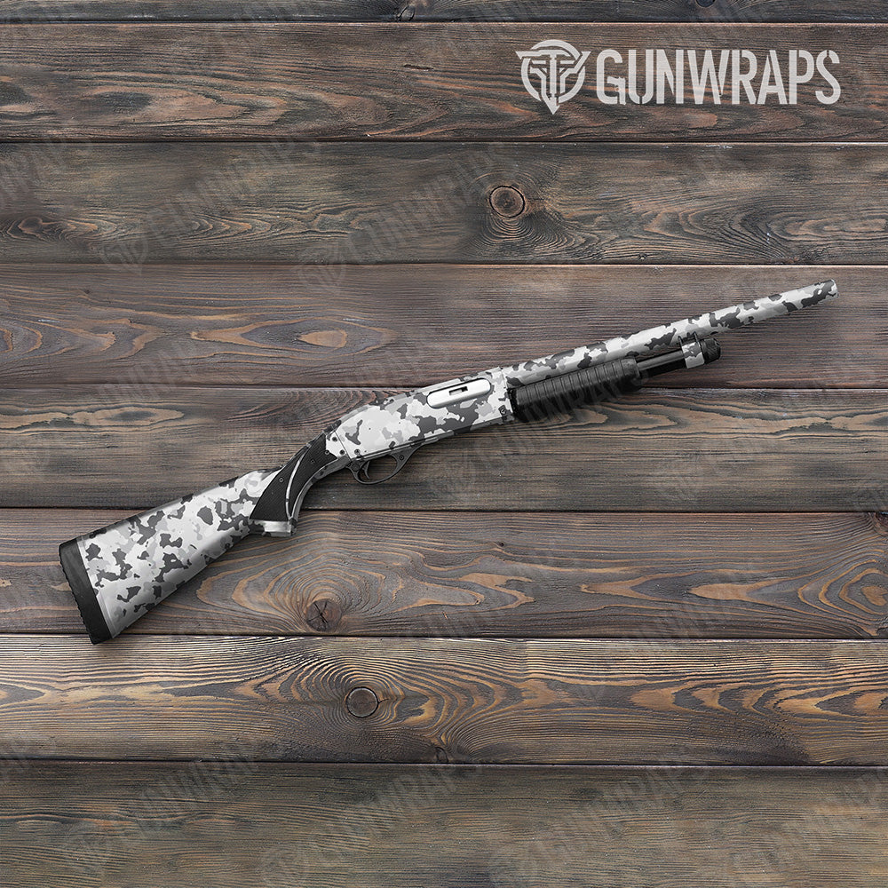 Shotgun Cumulus Snow Camo Gun Skin Vinyl Wrap