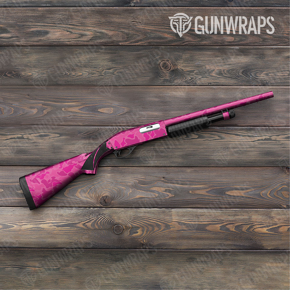 Old School Duck Elite Magenta Shotgun Gun Skin Vinyl Wraps