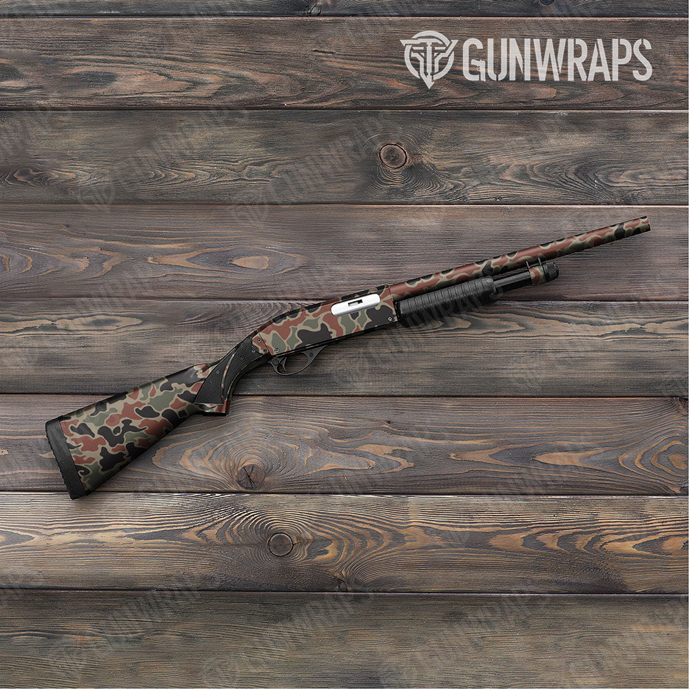 Old School Duck Militant Copper Shotgun Gun Skin Vinyl Wraps