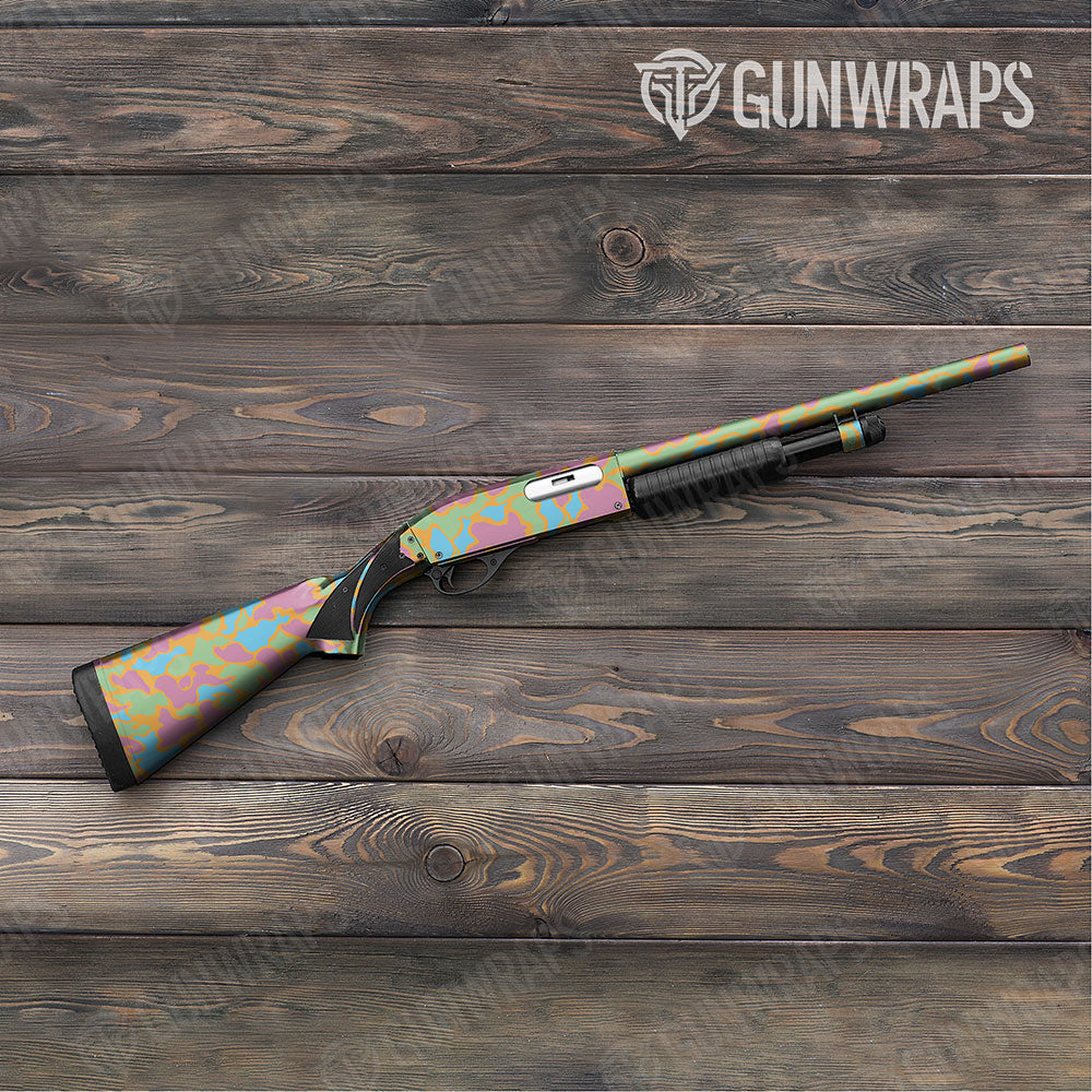 Old School Duck Sherbert Shotgun Gun Skin Vinyl Wraps