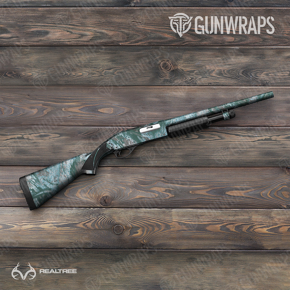 Shotgun Realtree Aspect Glacier Camo Gun Skin Vinyl Wrap