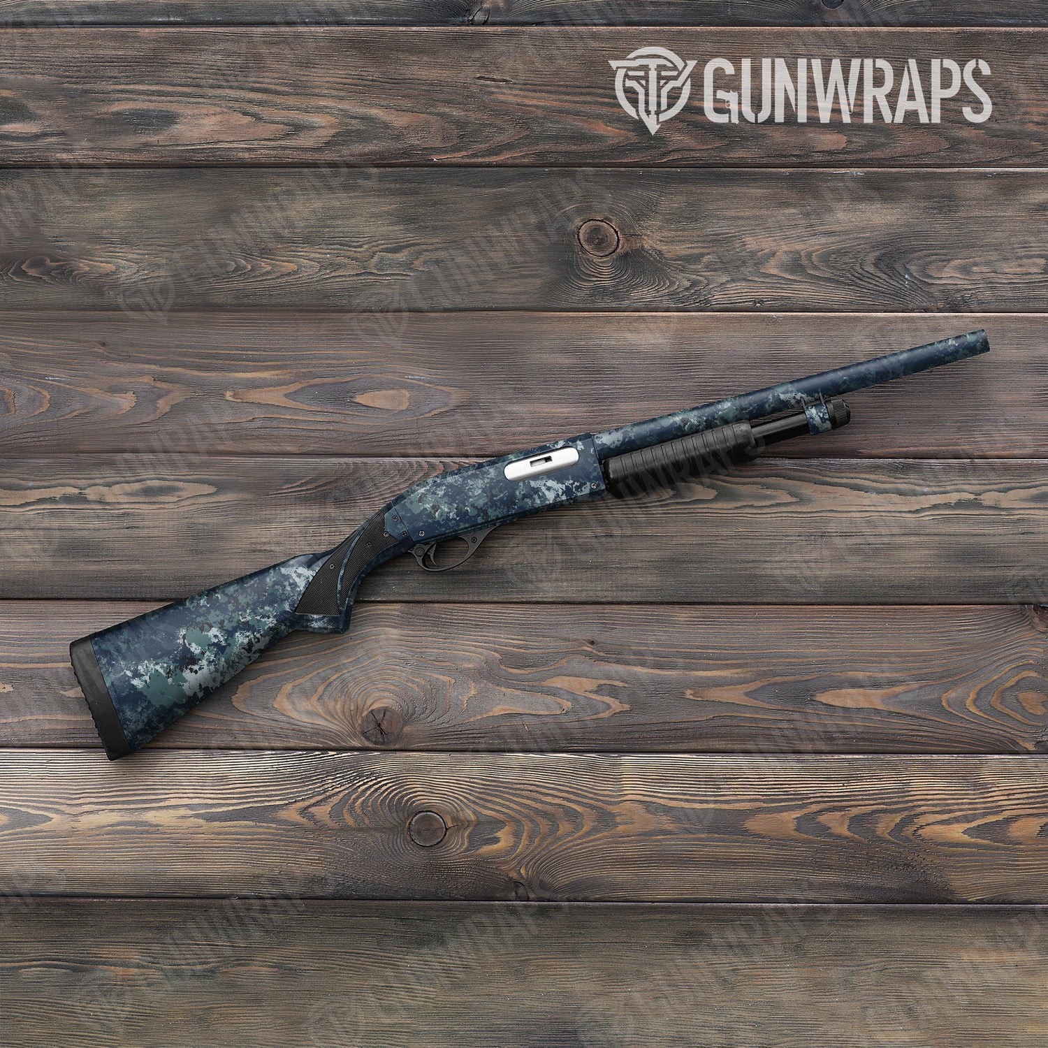 Shotgun Substrate Saipan Camo Gun Skin Vinyl Wrap
