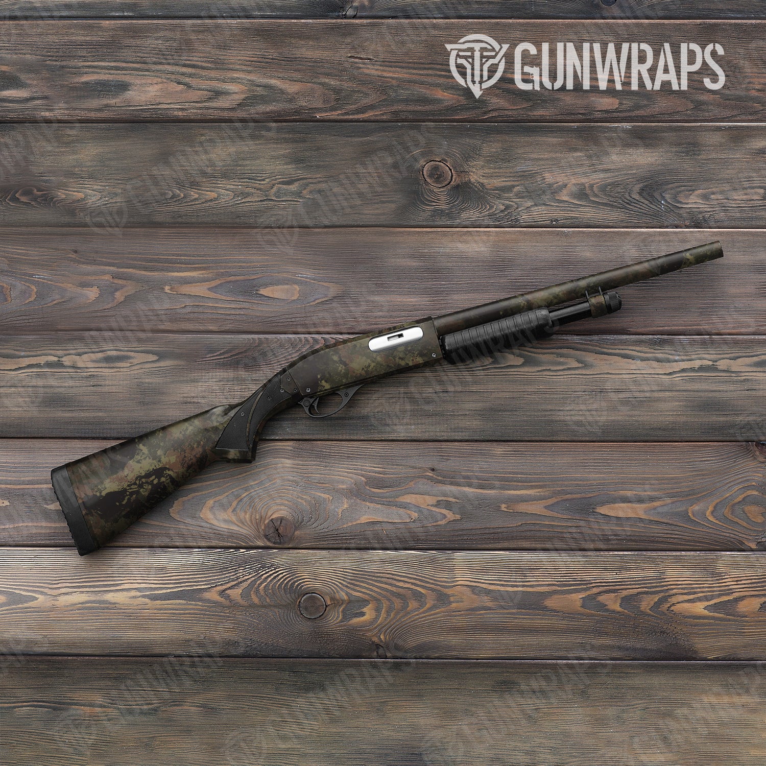 Shotgun Substrate Stuttgart Camo Gun Skin Vinyl Wrap