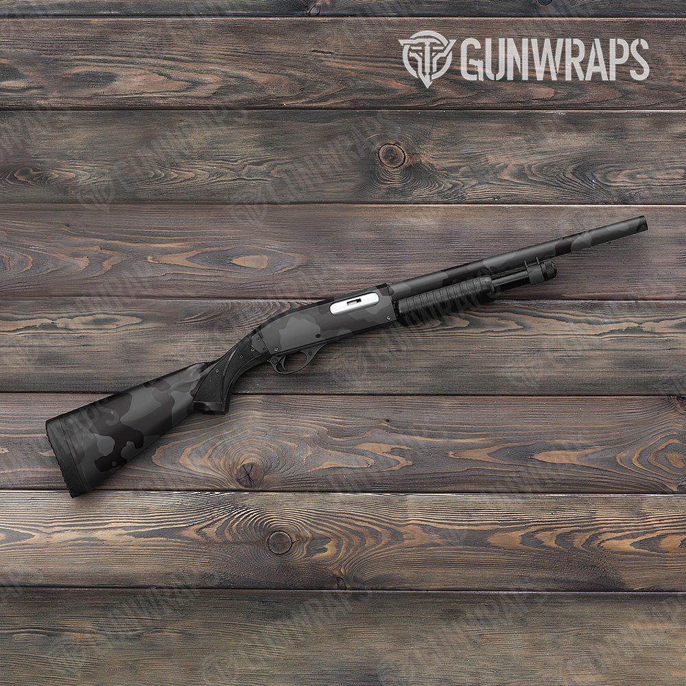 Shotgun Cumulus XL Elite Black Camo Gun Skin Vinyl Wrap