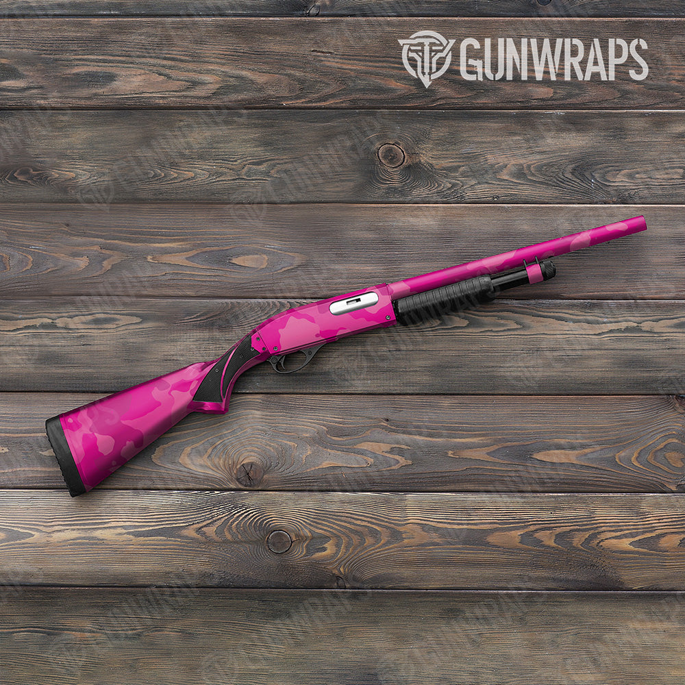 Shotgun Cumulus XL Elite Magenta Camo Gun Skin Vinyl Wrap