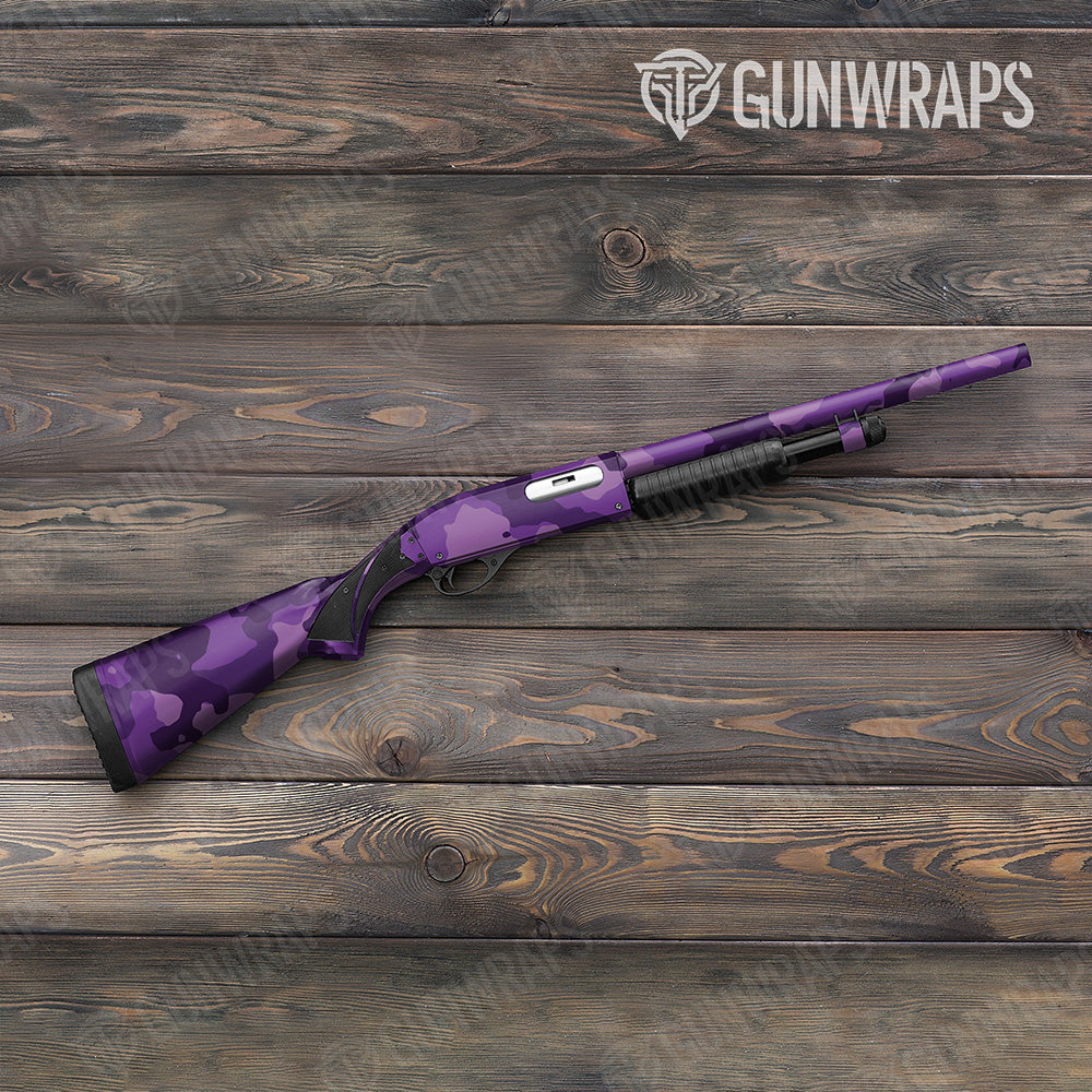 Shotgun Cumulus XL Elite Purple Camo Gun Skin Vinyl Wrap