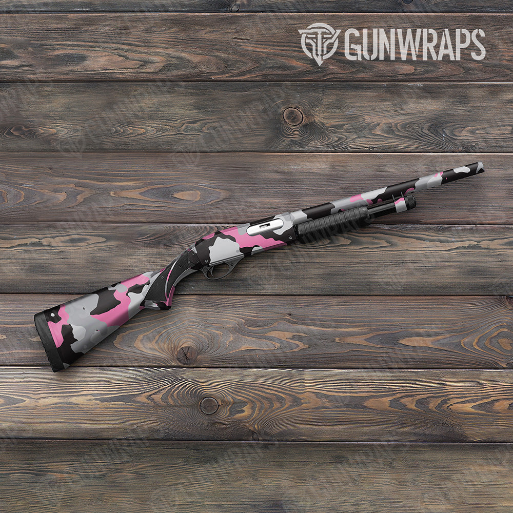Shotgun Cumulus XL Pink Tiger Camo Gun Skin Vinyl Wrap